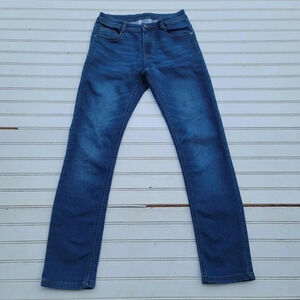 Pepperts! Jeans Boys Straight Adustable Wais Denim 27x28 Stretch Blue 12- 13 Y